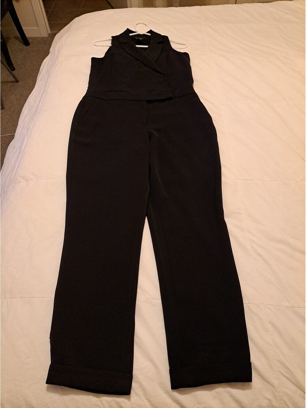 White House Black Market Jumper Black Size 4 EUC #320